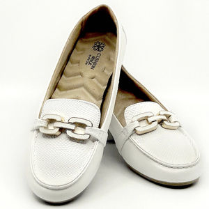 White Cushion Walk Loafers by Avon